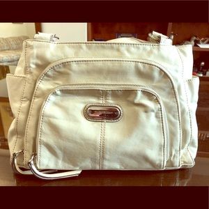 Soft leather shoulder bag